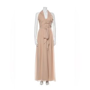 Monique Lhuiller Halterneck Long Dress with Tags